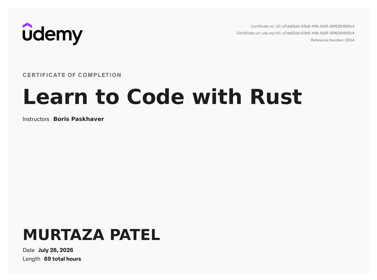Learn to Code with Rust